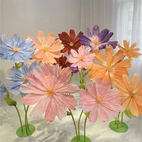 All arch, stand, flower row, flower ball, flower wall can be customized, if need please contact customer service. * Style: Paper Flower * Condition: new * Specification:  Single base model： Height:1.8m/5.9ft Flower head:0.8/0.6/0.4m(2.6/2/1.3ft) Stem length：1.6/1.4/1.2m(5.2/4.5/3.9ft) Multiple base models Height:1.8m/5.9ft Flower head:0.8/0.6/0.4m(2.6/2/1.3ft) Stem length：1.6/1.4/1.2m(5.2/4.5/3.9ft) ( Notes: 1cm = 0.0328ft = 0.3937in ) . Color: As the picture shows  * Material: Iron& Special fib