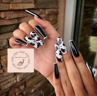 Please read full description below. We offer handmade press on nails made with quality gel. Our sets are reusable if removed properly with no damage to natural nails. With nail glue our sets can last from 1-3 weeks at a time, or by using adhesive tabs they can last up to a week. Sets come with 10 nails (your exact sizes), or a full set (2 of each size of nail to ensure a perfect fit if you are unsure of your nail sizes) All sets are customizable so please let us know if you would like a slight c