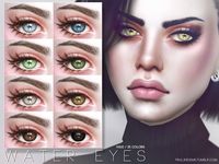 Eyes in 35 colors, all ages and genders  Found in TSR Category 'Sims 4 Eye Colors'