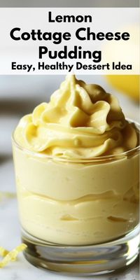 With just 4 ingredients, this zesty and fruity lemon cottage cheese pudding recipe has a gorgeous mousse like consistency, and is such a great choice for a healthy, high protein dessert that's super quick and easy to make. Save for inspiration!