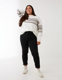 Ivory Mabel Fair Isle Jumper, Knitwear | FatFace.com