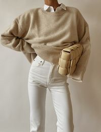 Try the Neutral Preppy Sweater Trend this Fall #fallstyle #sweater #preppy