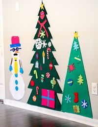 Craft It - Felt Snowman and Tree Activity - A Kailo Chic Life