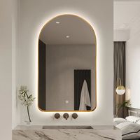 This Led Vanity Mirror Is Part Of Decor Wonderland'S Luxury Illumination Led Mirror Collection. It Is A Unique Black Metal Framed Wall Mirror With The Added Benefit Of A Day Light Glow Surrounding The Mirror. This Led Back Lit Vanity Mirror Has A Natural 6000K Led Light, 15W, Featuring Simulated Daylight And Offers 1700 Lumens. Since The Light Shines From Every Angle It Will Decrease The Appearance Of Wrinkles. This Bathroom Led Mirror Is Designed With A Touch Sensitive On/Off Switch To Quickly