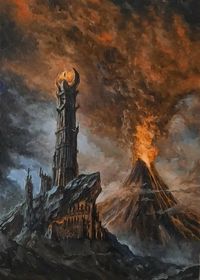 Mordor by Dmitry Yakhouski (2022) : Painting Oil on Canvas - SINGULART