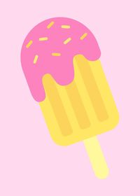 Cute Ice Cream Print