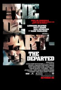 "The Departed" movie poster, 2006.