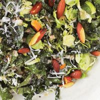 Kale and Brussels Sprout Salad Recipe | Bon Appétit