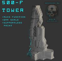 Free STL file 500-F Tower 6mm Size 🎲 ・Object to download and to 3D print・Cults