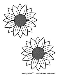 40 Best Sunflower Templates - World of Printables