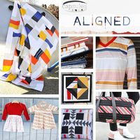 Trendy, mod, and cool - Aligned fabrics  #artgalleryfabrics #sewing #quilting #textiles #lines #stripes #fabric