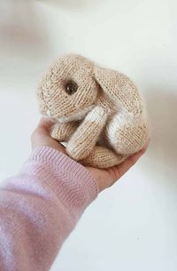 Free bunny knitting pattern you'll love - From Britain with Love