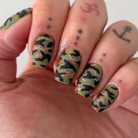 Camouflage Nail Art: Because Blending in Is so Last Season – DTK Nail Supply