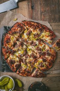 Thin Crust Italian Beef Pizza - Chicago Tavern Style - Gimme From Scratch