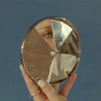 Idea: mirror, but cracked like this, and the fragments each have some physical manifestation of an insecurity