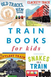 This big list of train books for kids includes suggestions for toddlers, preschoolers, and beginning readers. A great mix of fiction and non-fiction titles. #trains #booksforkids #booklists #education #parenting #teaching #transprotation #GrowingBookbyBook via @growingbbb