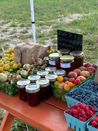 Farmers market, summer fruits, summer aesthetic, berries, fruit harvest