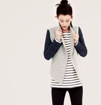 Lou & Grey Herringbone Sweatshirt Jacket | Loft