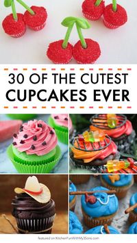 30+ of the BEST Cupcake Ideas & Recipes! Fun cupcake recipes. #cupcakes #desserts