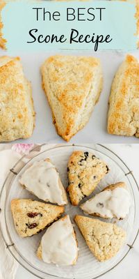 Learn how to make delicious, soft, light, and tender scones with this easy recipe and tutorial. Perfect for breakfast, brunch, or dessert! #scones #easy #livewellbakeoften