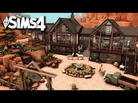 (57) Dude Ranch - Sims 4 Horse Ranch - No CC - YouTube