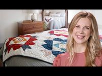 How to Make a Bloom Quilt - Free Quilting Tutorial - YouTube