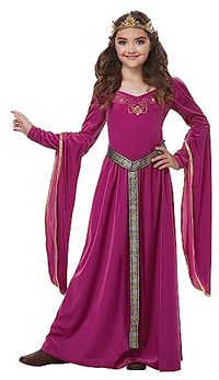 Girls Medieval Princess Costume