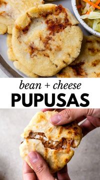 This easy Pupusa Recipe will teach you how to make these bean and cheese-filled tortillas. The pupusas are easy to customize, and are typically paired with curtido for a tasty lunch, dinner or snack.