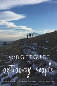 Find something for everyone on your list with our top gift picks for people who love the outdoors. More than 80 ideas for gifts for outdoor kids, teens, and gifts for him and for her.  #giftguide #giftideas #outdoorgear