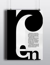 Clarendon Type Posters on Behance