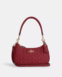 COACH® | Teri Shoulder Bag In Signature Leather