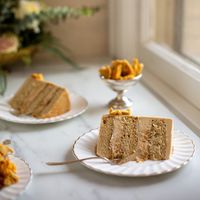 Coffee Crunch Chiffon Cake Recipe - Magnolia