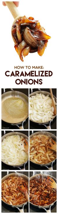 .~If you're like me, onions maketh the burger. Here's a great method for creating perfectly caramelised Onions for your favourite burger recipe! How To Make Caramelized Onions -- a step-by-step photo tutorial and recipe~.