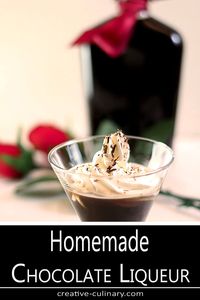 Try something easy and special and make some of this Homemade Chocolate Liqueur. It's love in a bottle!