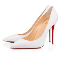 Kate - 100 mm Pumps - Nappa leather - Bianco - Christian Louboutin