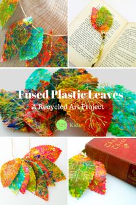 Artful Adventures » The Artful Kids Blog for the Young at Art » Decorative Fused Plastic Leaves