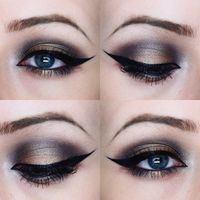 Avery Unruh (@makeupbyave_) Urban Decay Naked Smokey Palette shades Dirtysweet, Smolder and High