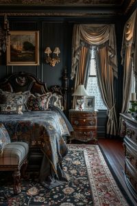 Incorporate classic elements such as damask prints, heavy draperies, and refined furniture to evoke old-world glamour. The timeless elegance of these features creates a deeply romantic and sophisticated ambiance. Click to explore old-world glamour bedroom styles.