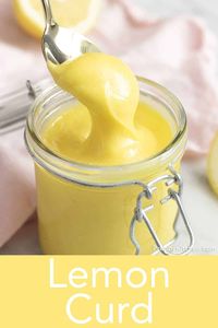 How to make the easiest homemade Lemon Curd with just four simple ingredients. It's sweet, tart, smooth and creamy, and can be used in so many ways from filling cakes, tarts, scones and so much more!