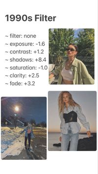 1990s Filter | Photo editing tricks, Photo editing techniques, Photo editing tutorial