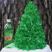 Image result for christmas tree from recycled materials