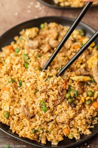 Pork Fried Rice Recipe - Eating on a Dime