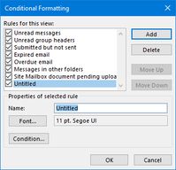 Adding a new Conditional Formatting rule.