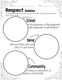 Respect Worksheets | DIGITAL & PDF | 12 Worksheets | Character Counts