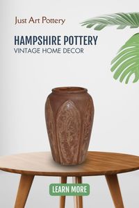 Embrace the charm of vintage home decor with our Hampshire Pottery selection. Each piece of ceramic pottery is carefully crafted, offering a unique home decor experience. From vases to decorative bowls, these pottery art items will be the highlight of your living room decor. Read more about Hampshire vintage pottery here.