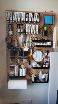 From cluttered to classy, organized art canvas storage - IKEA Hackers