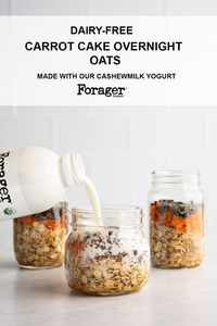 Making breakfast just got easier (and tastier) with our overnight carrot cake oatmeal recipe. Elevate your everyday morning meal by following the recipe below!