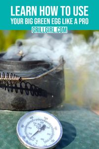 how to use a big green egg