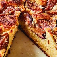 Fresh Fig & Ricotta Cake - Barefoot Contessa