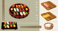 January 2023 Recipe_Sushi Set | ONI på Patreon